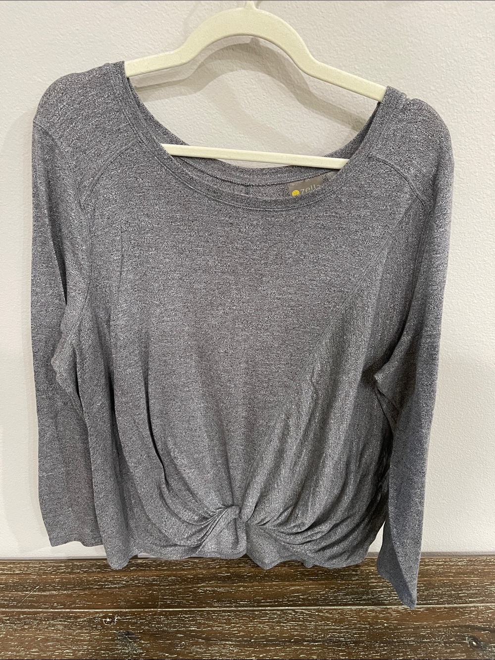 Zella Twist Front Long Sleeve Top